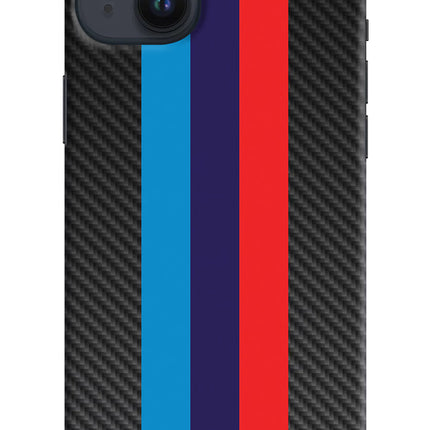 BMW Stripes Pattern iPhone 14 Plus Hard Case Back Cover by Casekaro
