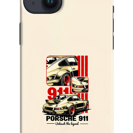 Classic Porsche 911 iPhone 14 Plus Hard Case Back Cover by Casekaro