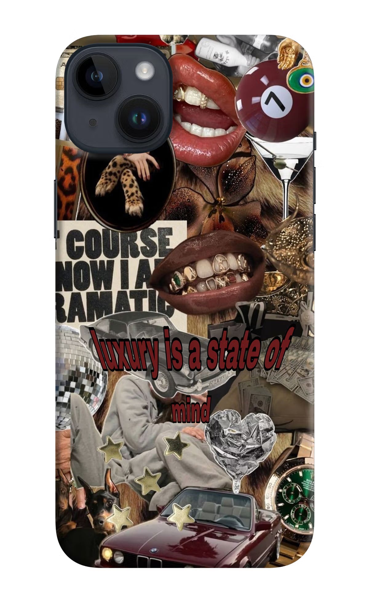 Luxury iPhone 14 Plus Hard Case Back Cover by Casekaro