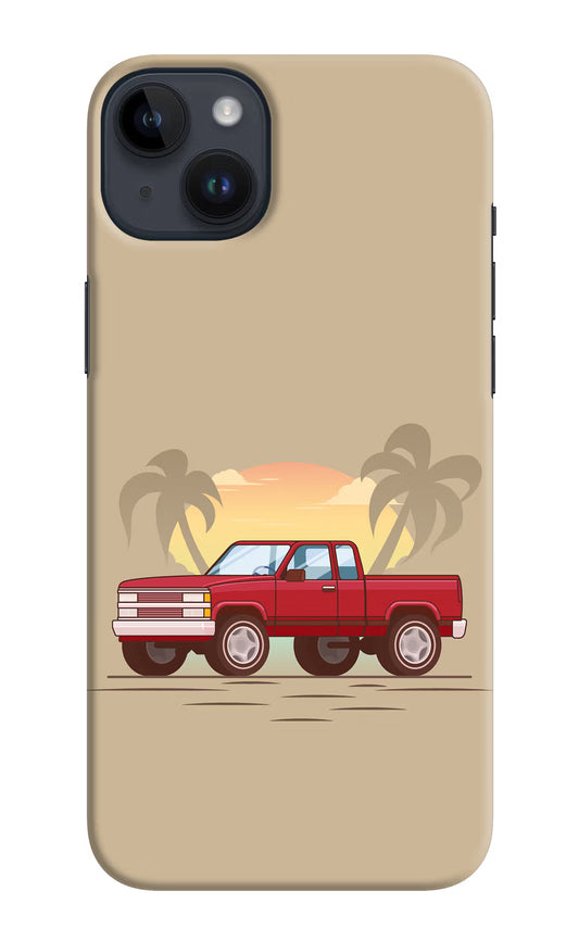 Desert Classic Drive iPhone 14 Plus Hard Case Back Cover by Casekaro