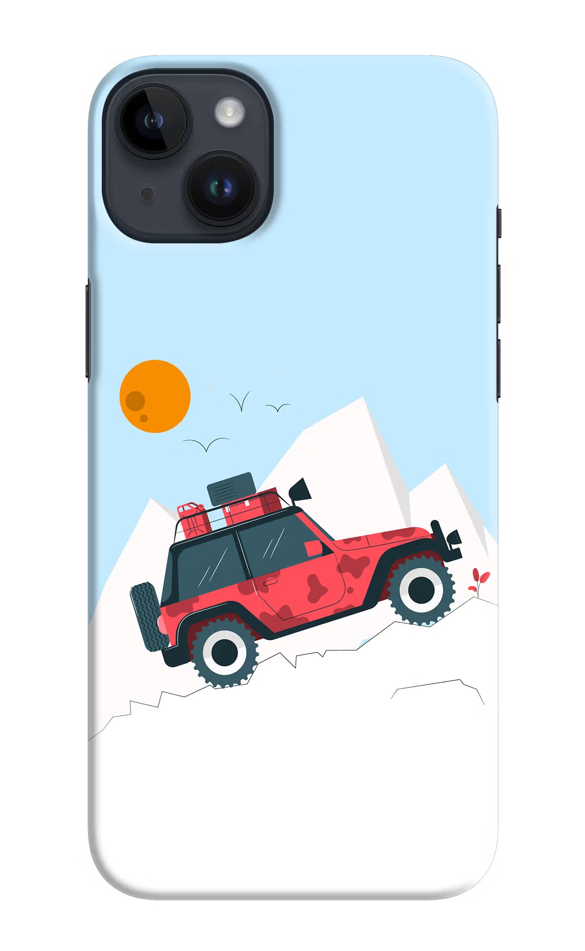 Mountain Trail Beast iPhone 14 Plus Hard Case Back Cover by Casekaro