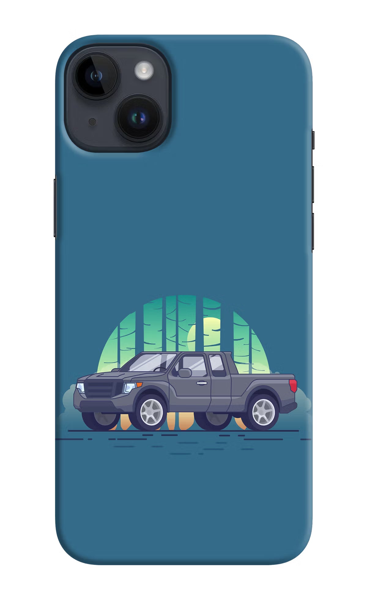 Retro Garage Vibe iPhone 14 Plus Hard Case Back Cover by Casekaro