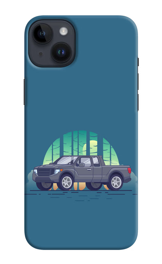 Retro Garage Vibe iPhone 14 Plus Hard Case Back Cover by Casekaro