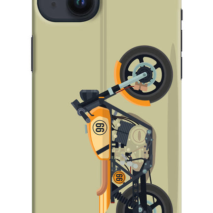 Vertical Speedster iPhone 14 Plus Hard Case Back Cover by Casekaro