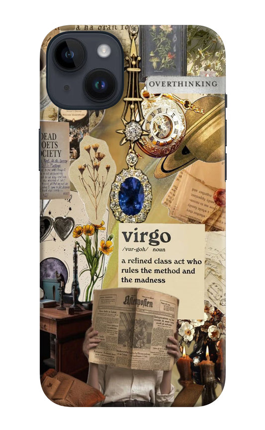 Virgo Zodiac iPhone 14 Plus Hard Case Back Cover by Casekaro