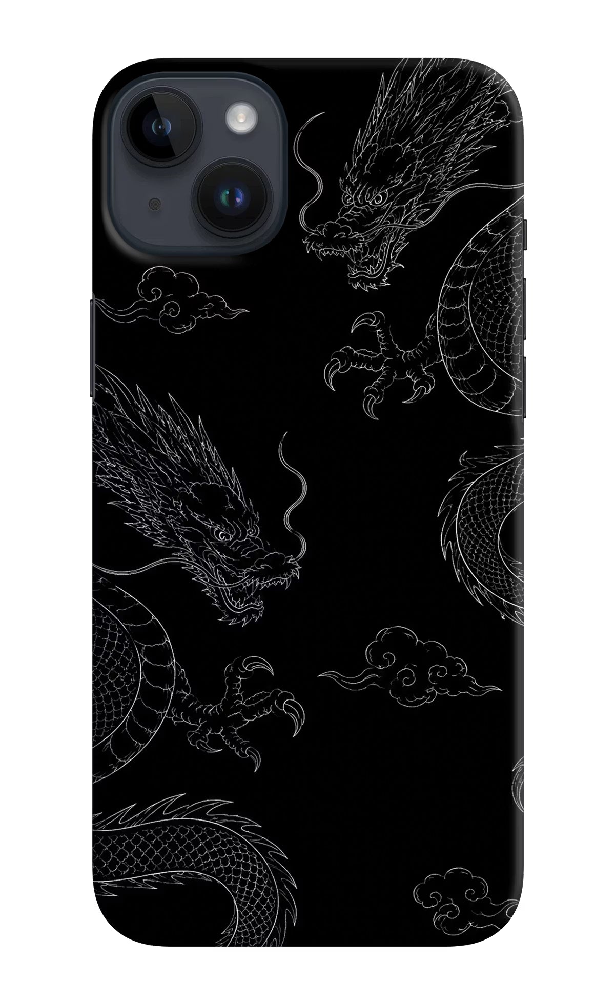 Twin Dragons iPhone 14 Plus Hard Case Back Cover by Casekaro