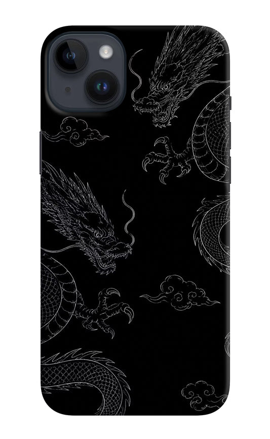 Twin Dragons iPhone 14 Plus Hard Case Back Cover by Casekaro
