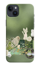 Aesthetic anime iPhone 14 Plus Hard Case Back Cover by Casekaro