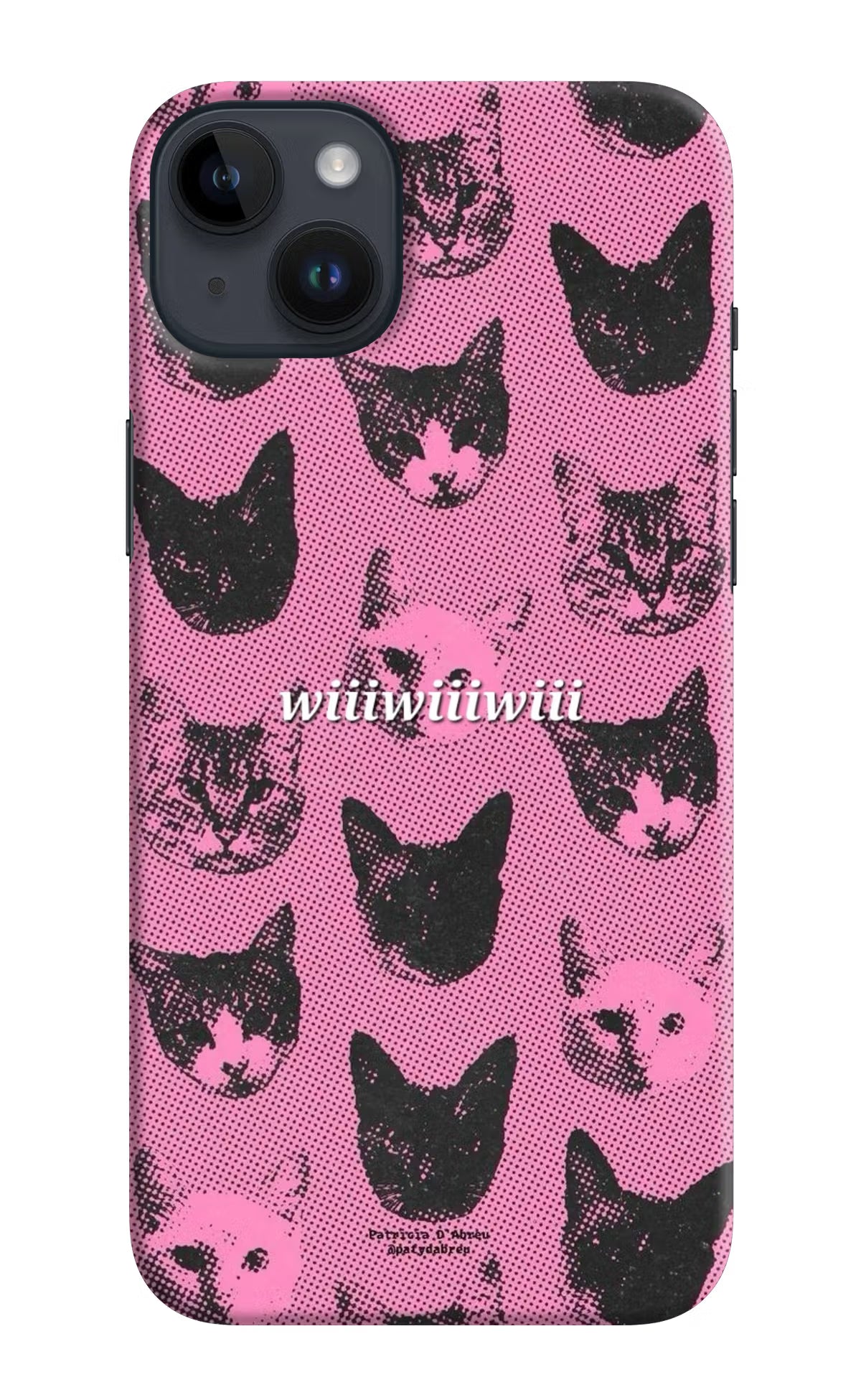 Pink Cats iPhone 14 Plus Back Cover
