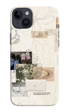 Soft Aesthetic iPhone 14 Plus Hard Case Back Cover by Casekaro