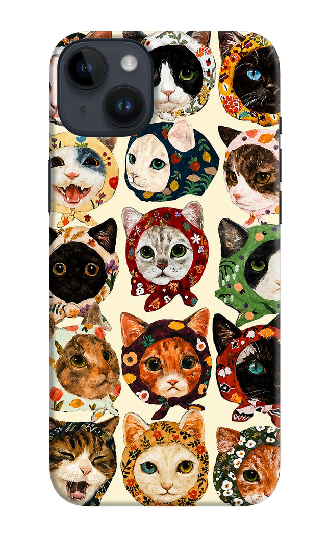 Cool Cat iPhone 14 Plus Hard Case Back Cover by Casekaro