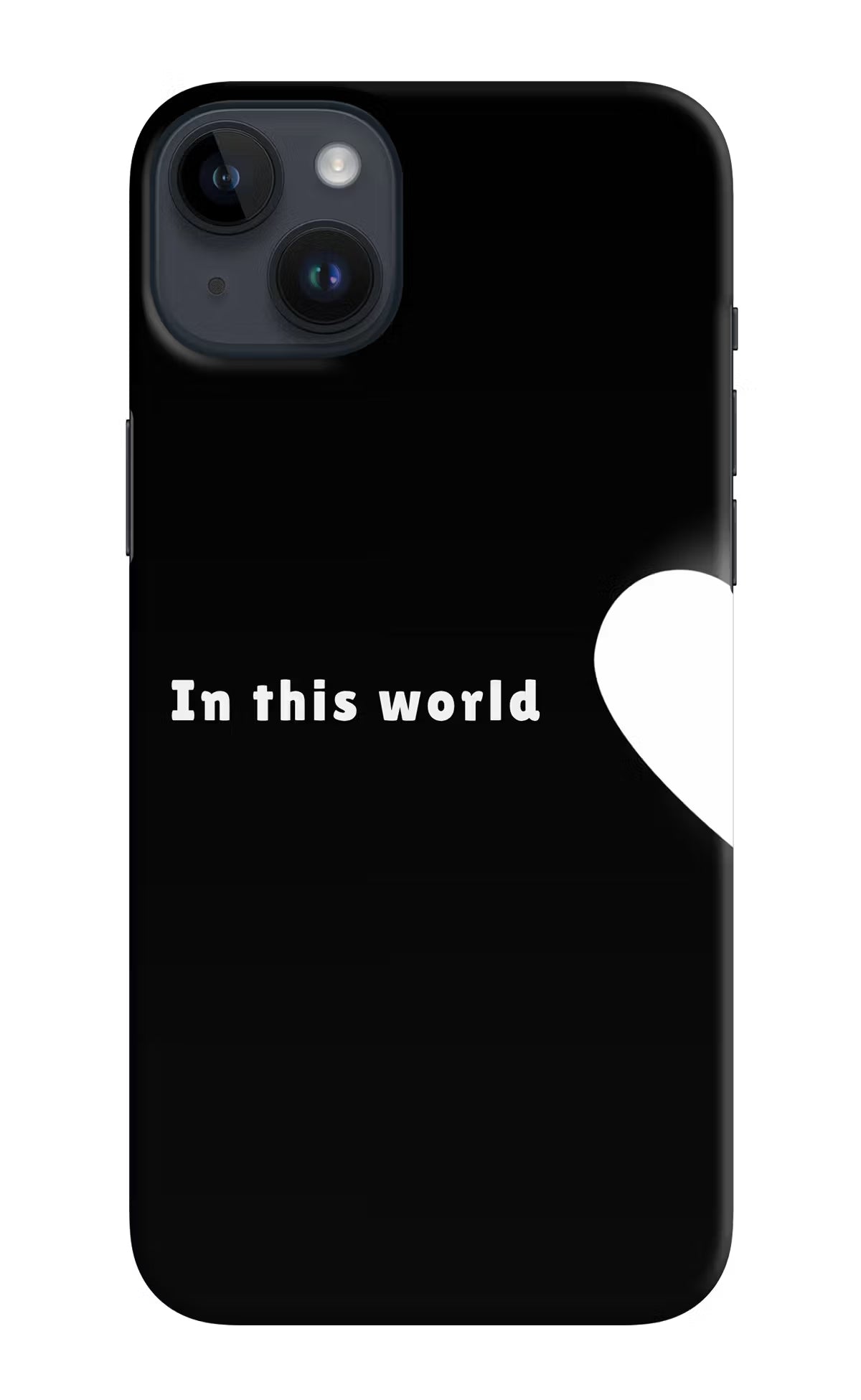 This World iPhone 14 Plus Hard Case Back Cover by Casekaro