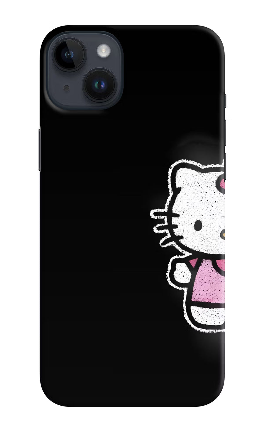 Kitty Charm iPhone 14 Plus Back Cover, Hard case
