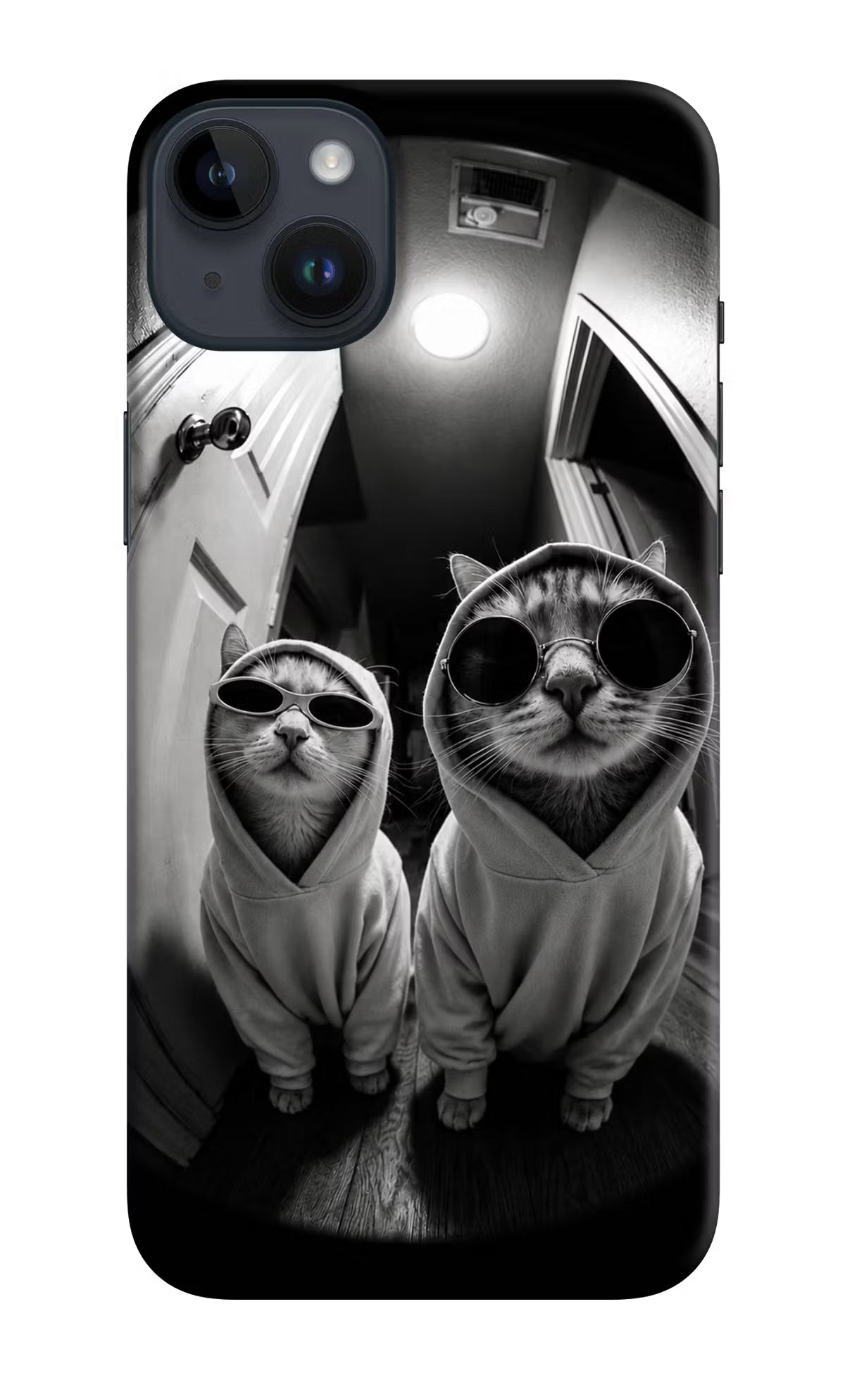 Hood Cats iPhone 14 Plus Back Cover