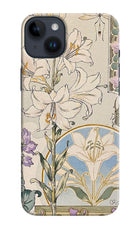 White Lily iPhone 14 Plus Hard Case Back Cover by Casekaro