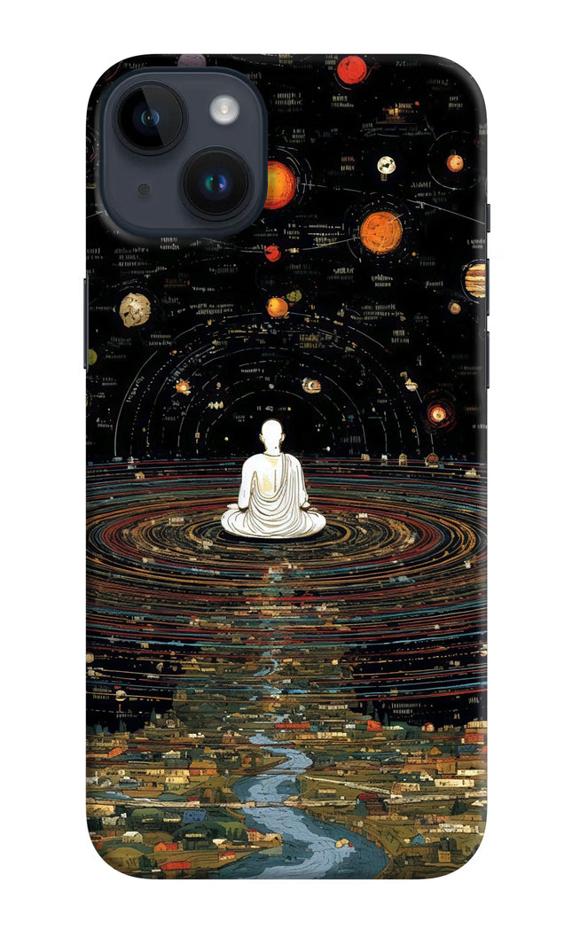 Space Monk iPhone 14 Plus Hard Case Back Cover by Casekaro