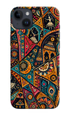 Folk Print iPhone 14 Plus Back Cover