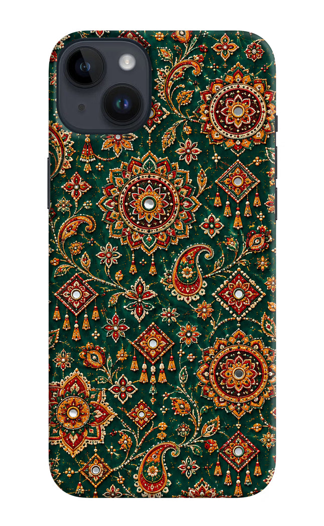Green Pataka iPhone 14 Plus Hard Case Back Cover by Casekaro