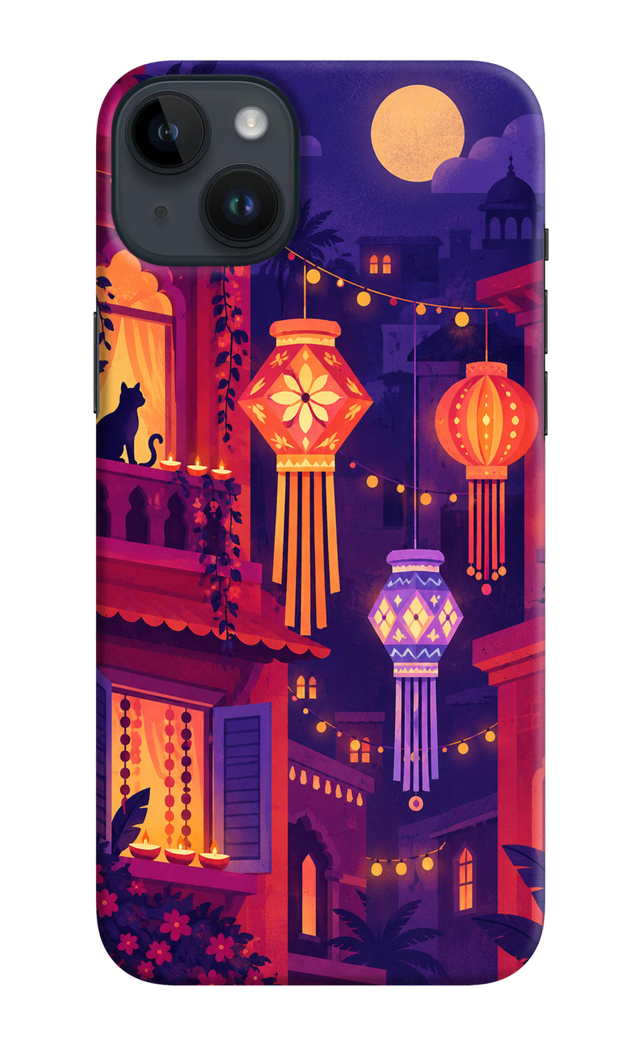 Lantern Lane iPhone 14 Plus Back Cover, Hard case