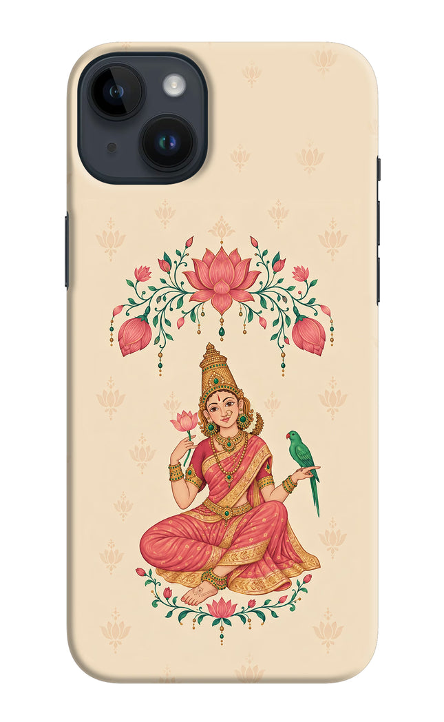Goddess Lakshmi iPhone 14 Plus Hard Case Back Cover by Casekaro