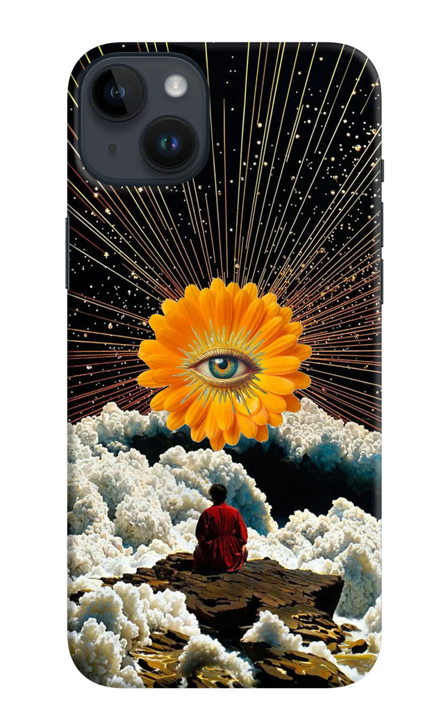 Cosmic Flower iPhone 14 Plus Hard Case Back Cover by Casekaro