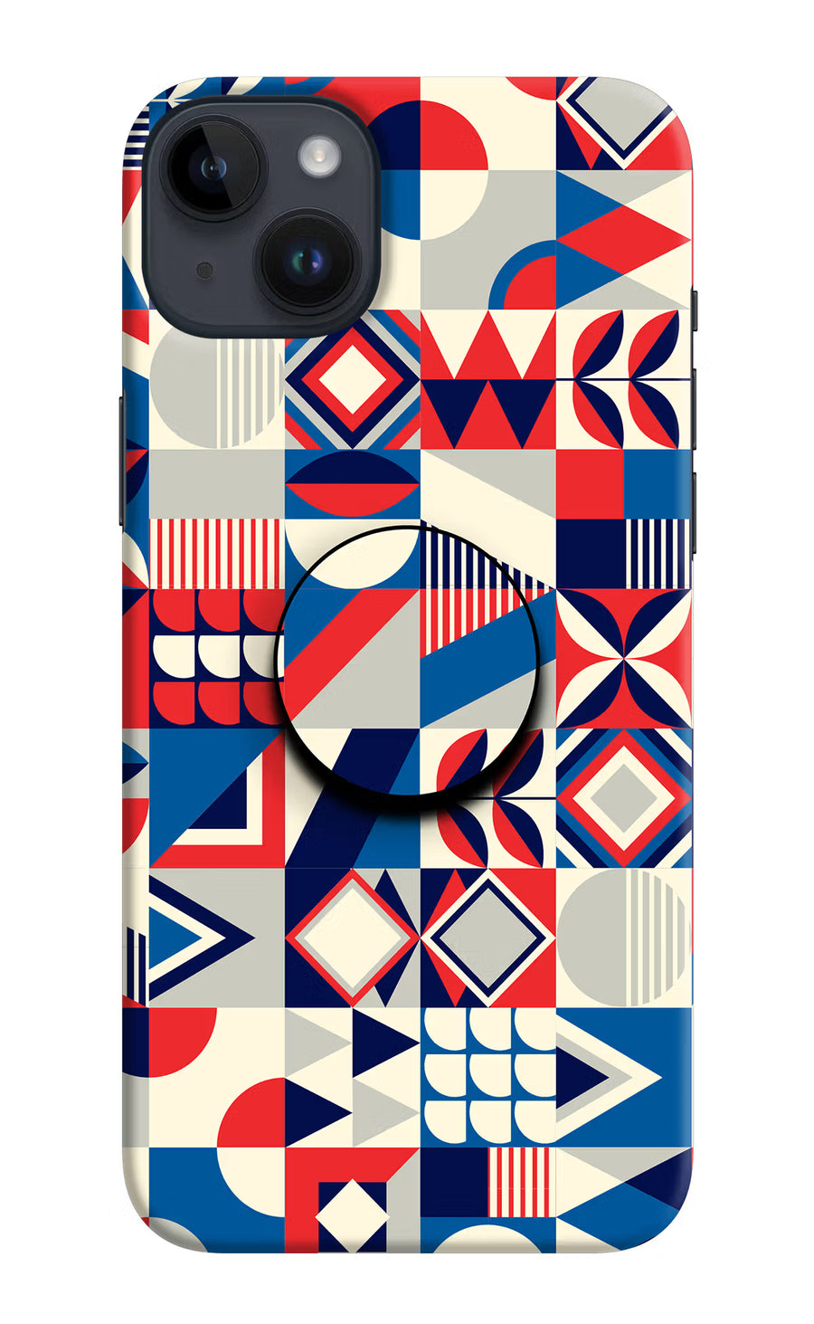 Colorful Pattern iPhone 14 Plus Pop Case, Hard case
