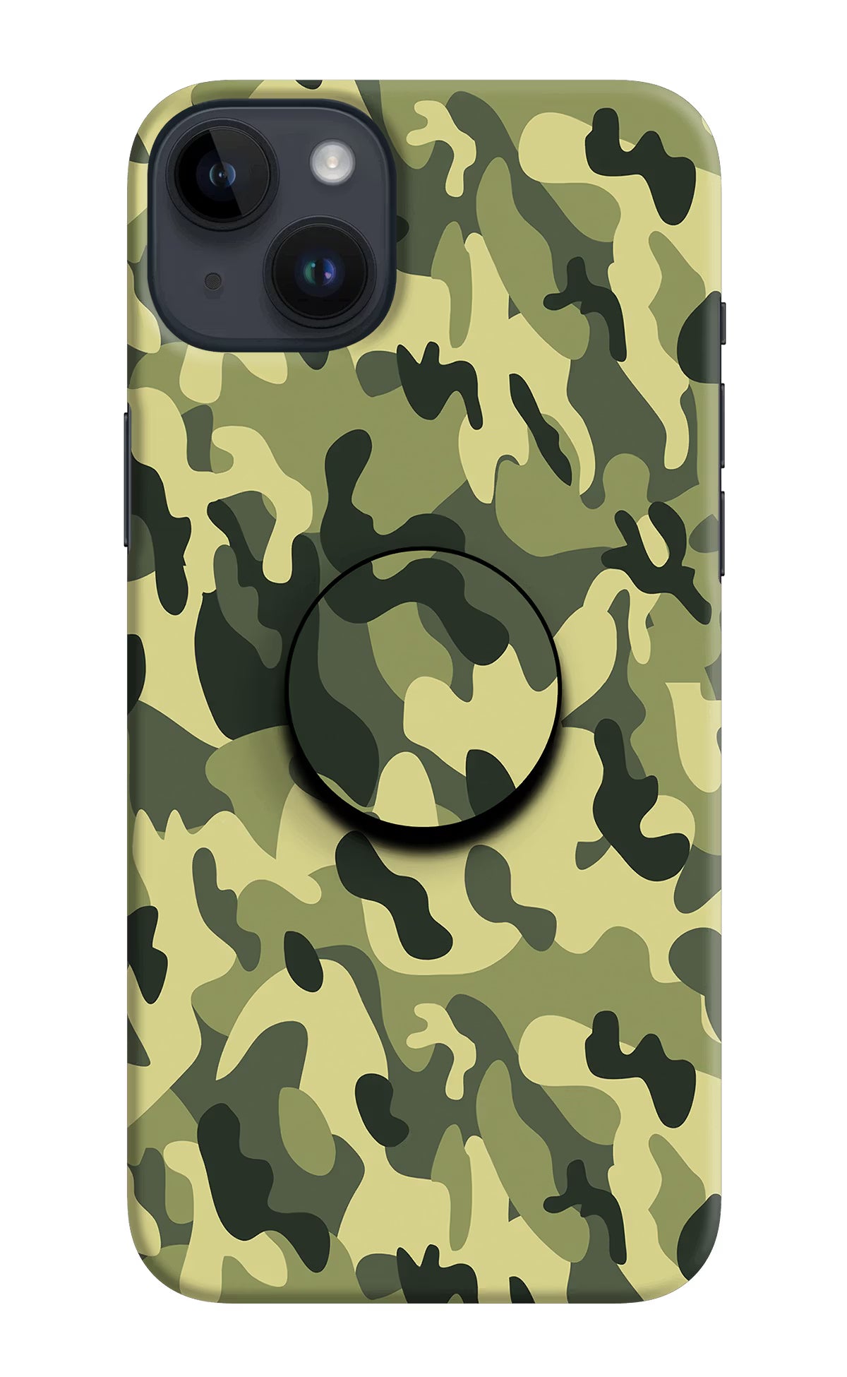 Camouflage iPhone 14 Plus Pop Case by Casekaro