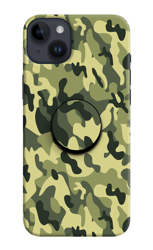 Camouflage iPhone 14 Plus Pop Case by Casekaro