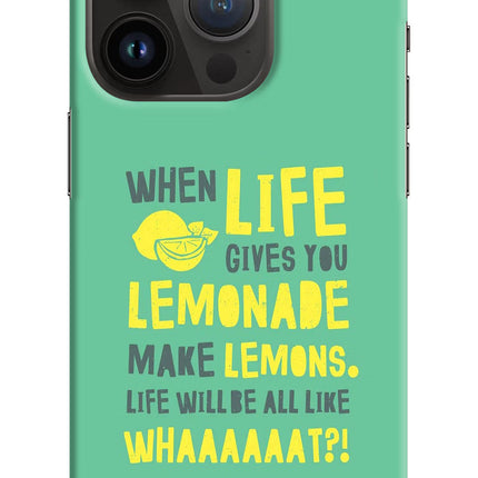 Quote iPhone 14 Pro Hard Case Back Cover by Casekaro