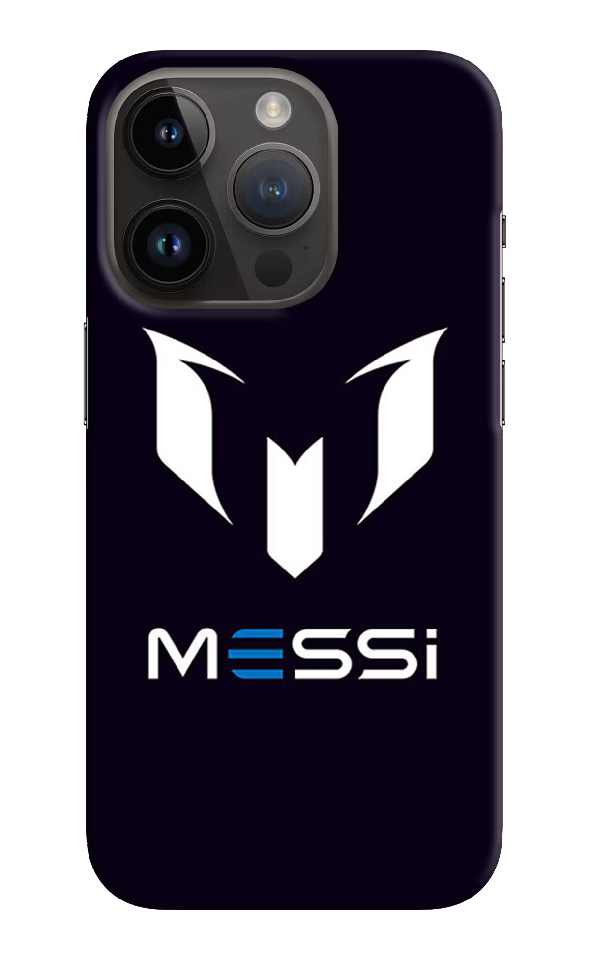 Messi Logo iPhone 14 Pro Hard Case Back Cover by Casekaro