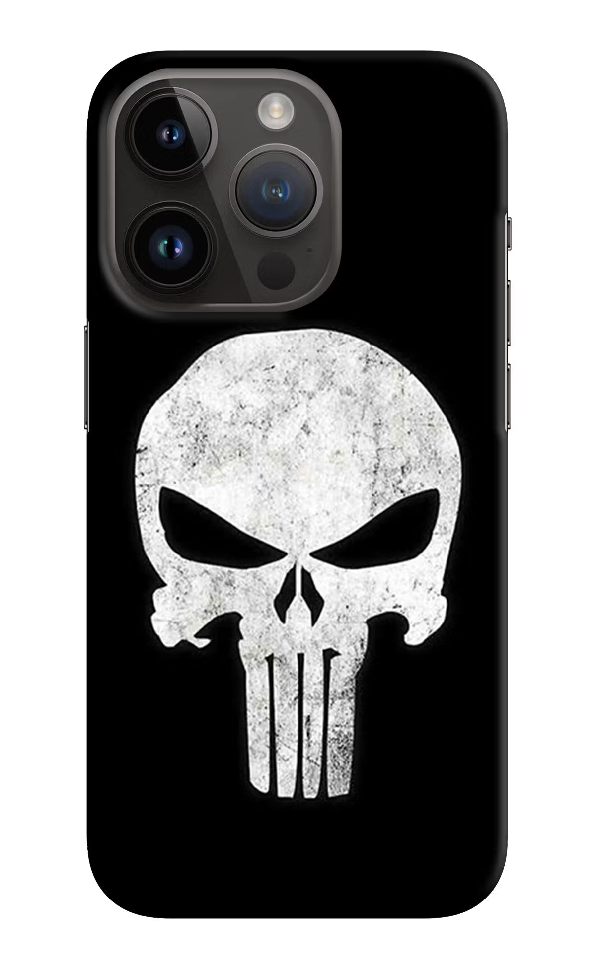 Punisher Skull iPhone 14 Pro Hard Case Back Cover by Casekaro