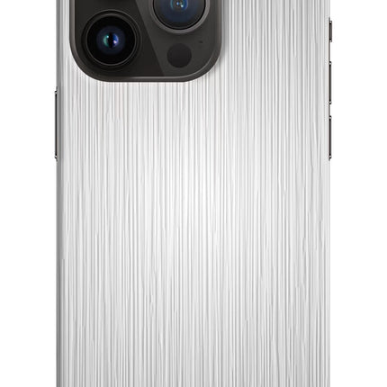 Wooden Grey Texture iPhone 14 Pro Hard Case Back Cover by Casekaro
