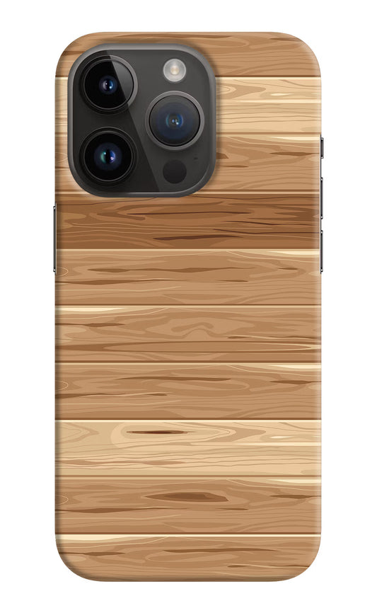 Wooden Vector iPhone 14 Pro Hard Case Back Cover by Casekaro