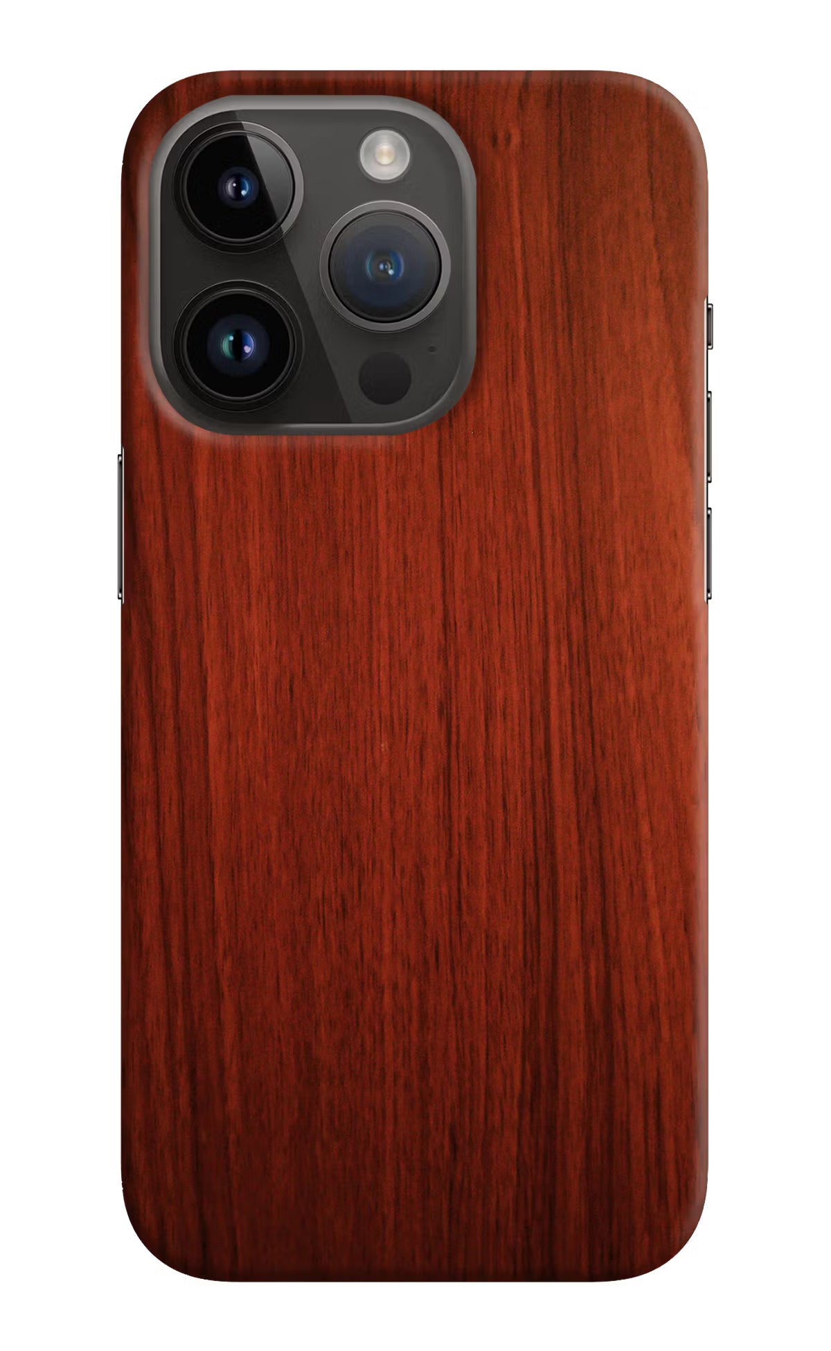 Wooden Plain Pattern iPhone 14 Pro Hard Case Back Cover by Casekaro