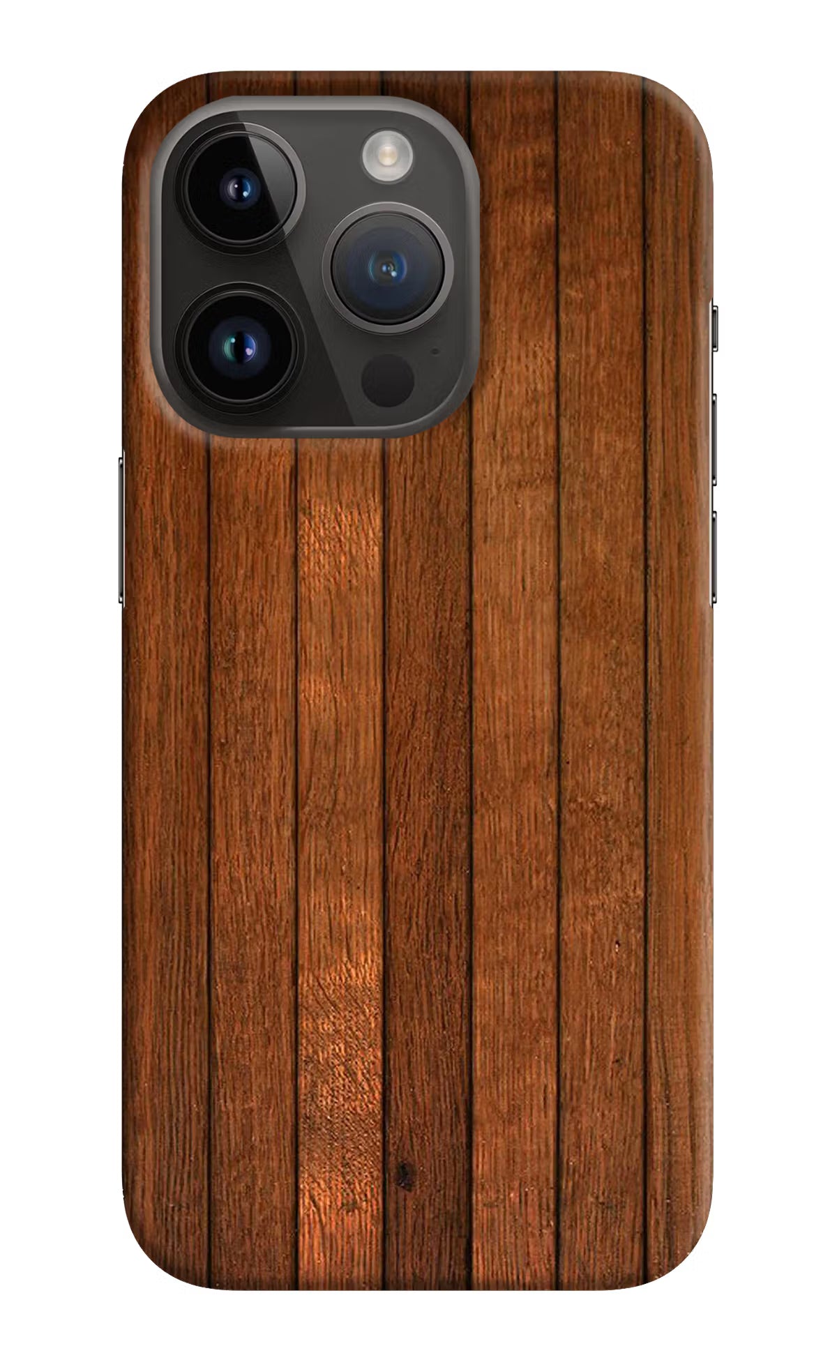 Wooden Artwork Bands iPhone 14 Pro Hard Case Back Cover by Casekaro