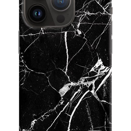 Black Marble Pattern iPhone 14 Pro Hard Case Back Cover by Casekaro