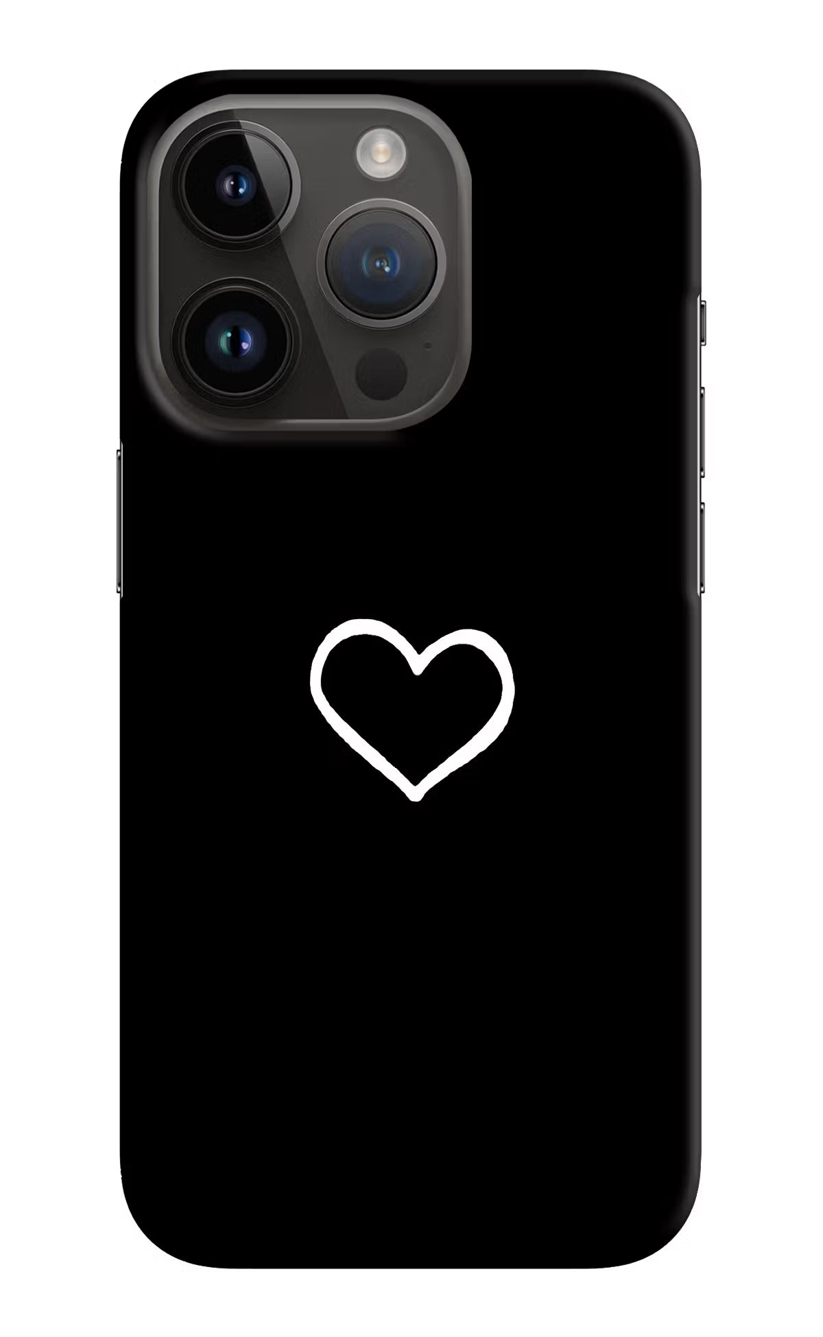 Heart iPhone 14 Pro Hard Case Back Cover by Casekaro