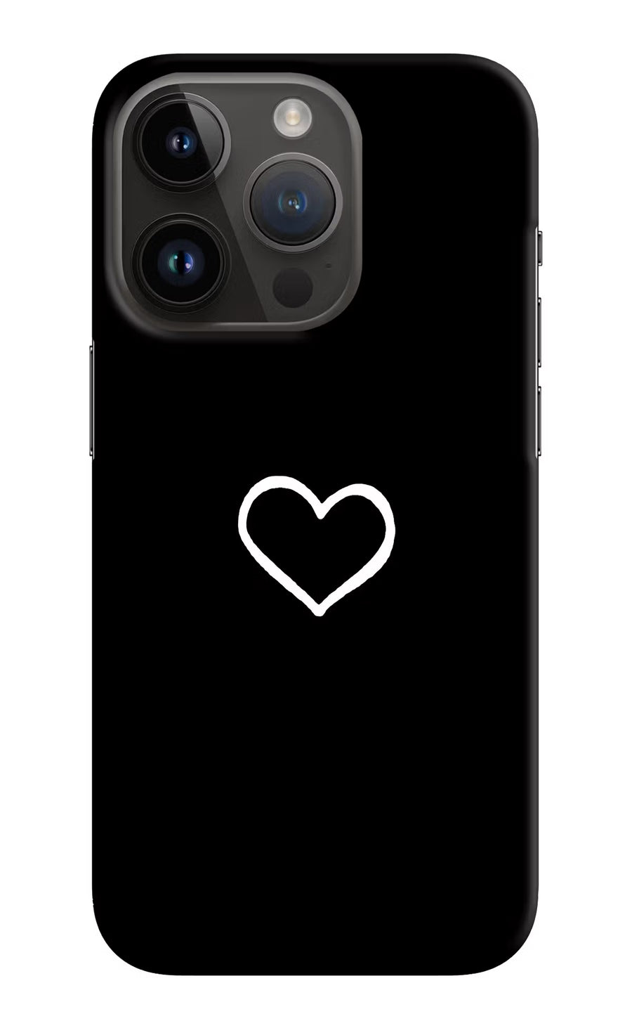 Heart iPhone 14 Pro Back Cover, Hard case
