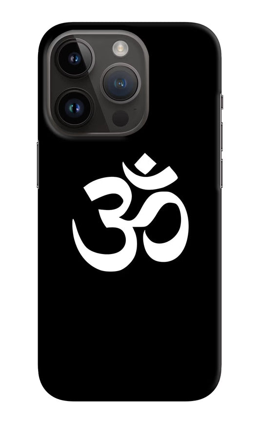 Om iPhone 14 Pro Hard Case Back Cover by Casekaro