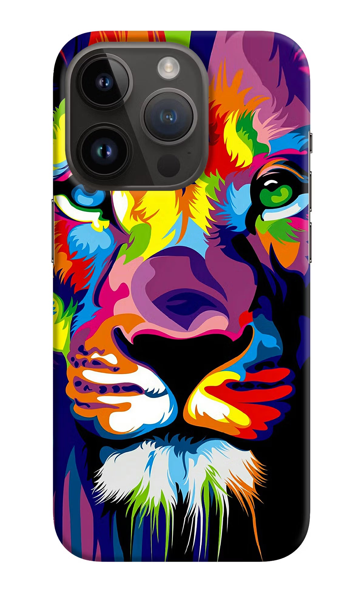 Lion iPhone 14 Pro Hard Case Back Cover by Casekaro
