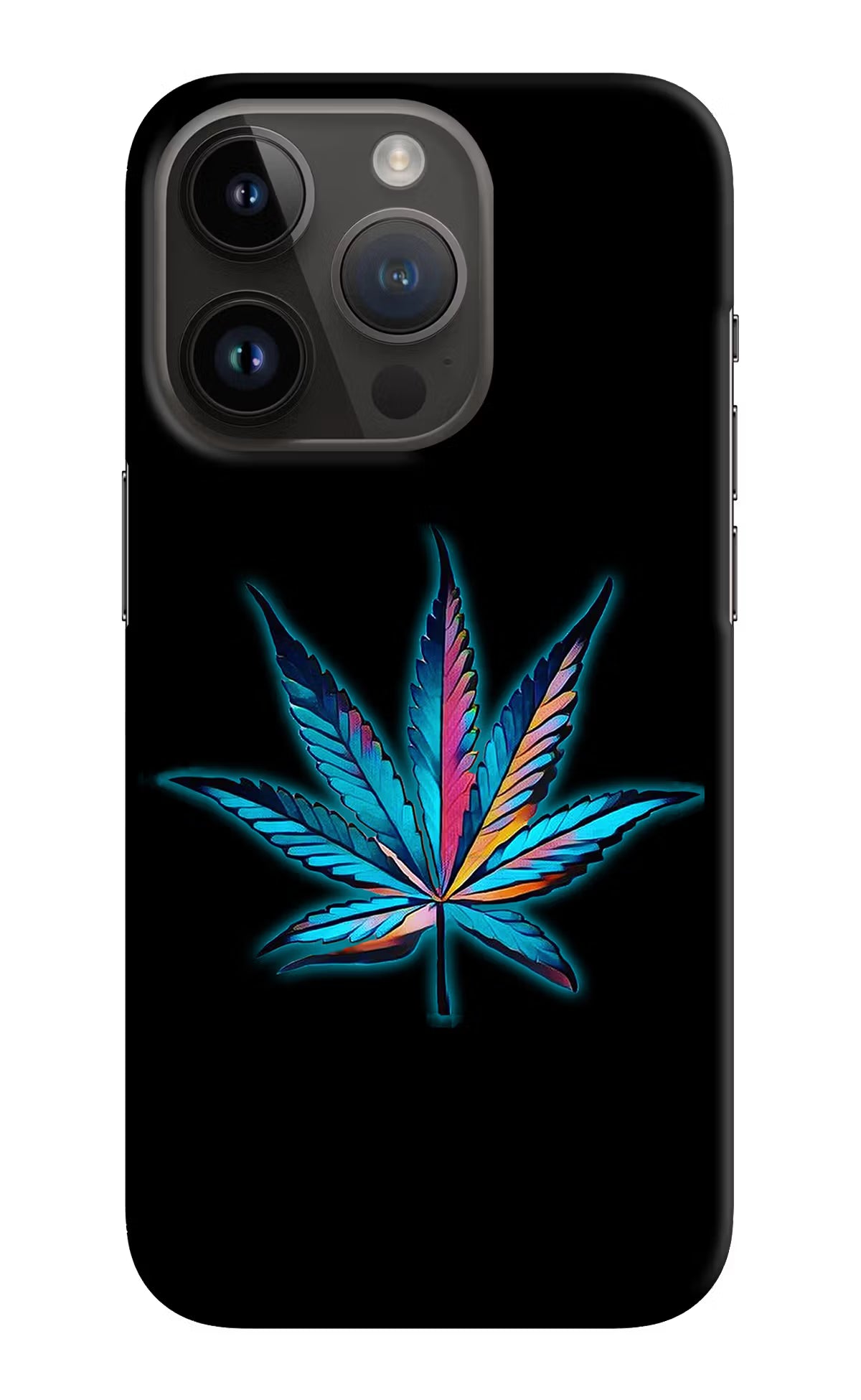 Weed iPhone 14 Pro Hard Case Back Cover by Casekaro
