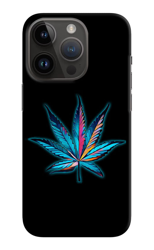 Weed iPhone 14 Pro Hard Case Back Cover by Casekaro
