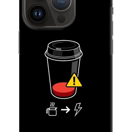 Coffee iPhone 14 Pro Hard Case Back Cover by Casekaro