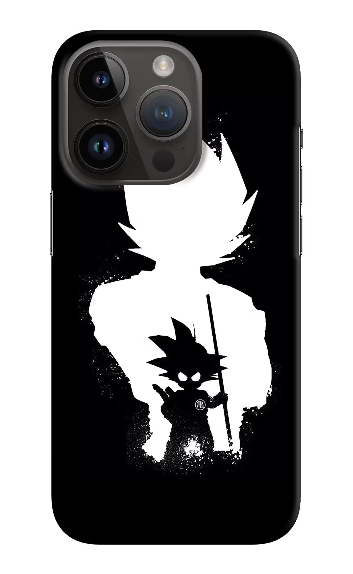 Goku Shadow iPhone 14 Pro Hard Case Back Cover by Casekaro
