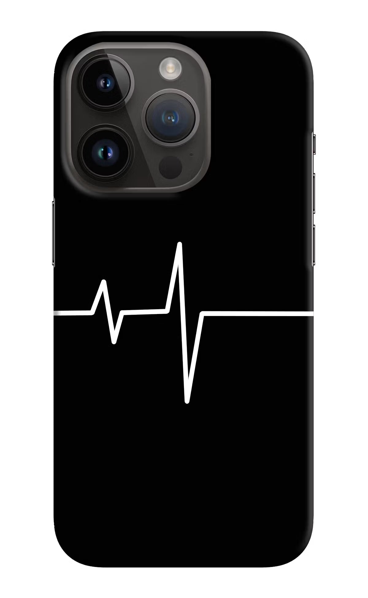 Heart Beats iPhone 14 Pro Hard Case Back Cover by Casekaro