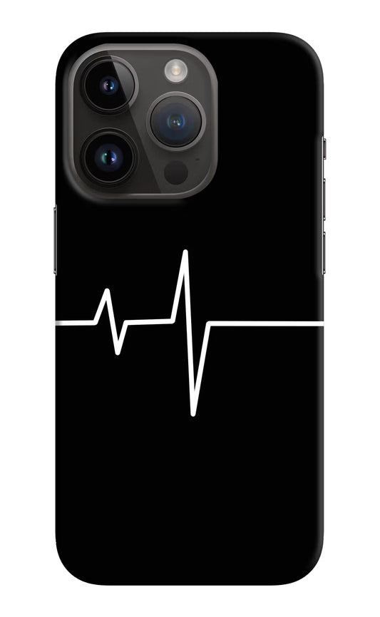 Heart Beats iPhone 14 Pro Hard Case Back Cover by Casekaro