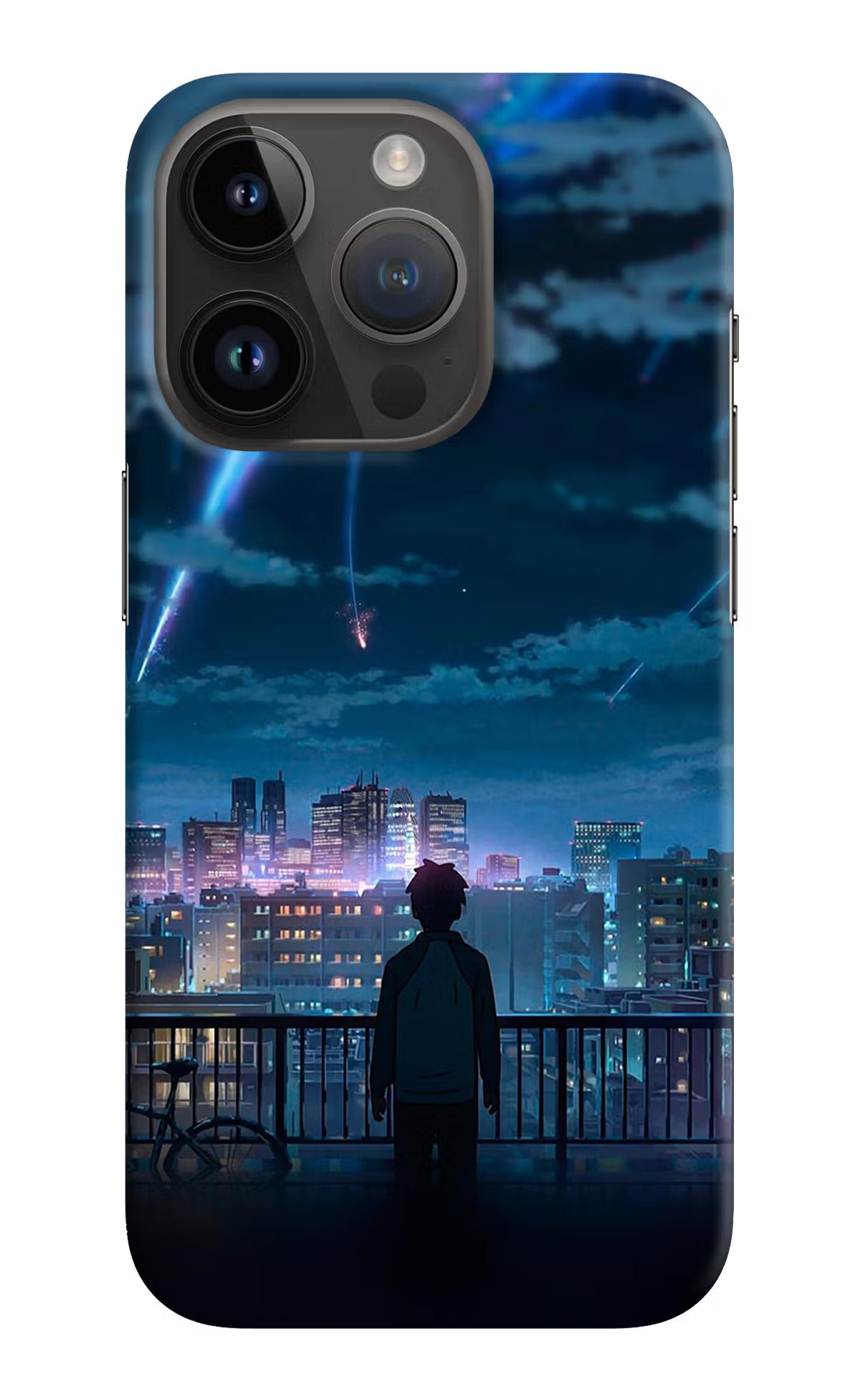 Anime iPhone 14 Pro Hard Case Back Cover by Casekaro