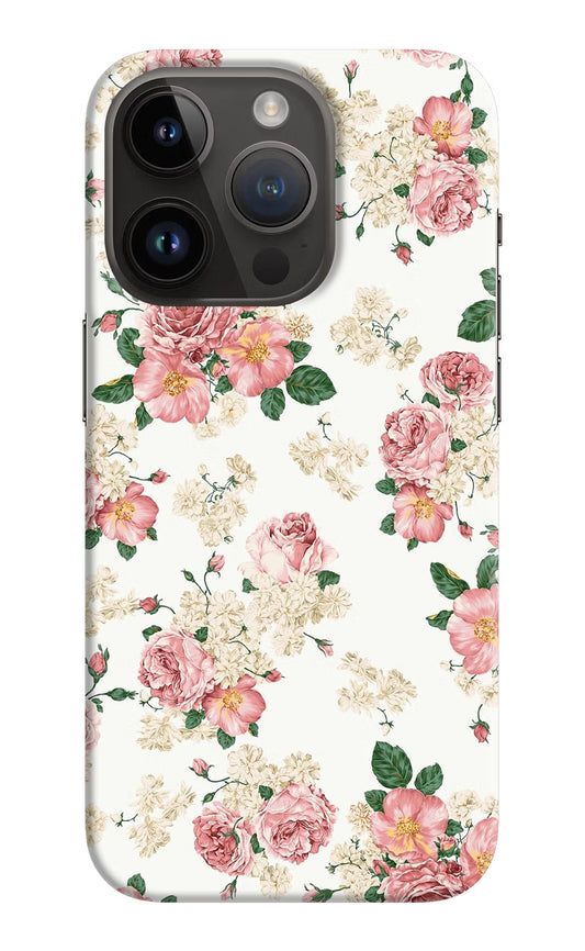Flowers iPhone 14 Pro Hard Case Back Cover by Casekaro