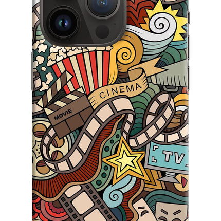 Cinema Abstract iPhone 14 Pro Hard Case Back Cover by Casekaro