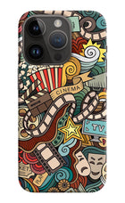 Cinema Abstract iPhone 14 Pro Hard Case Back Cover by Casekaro